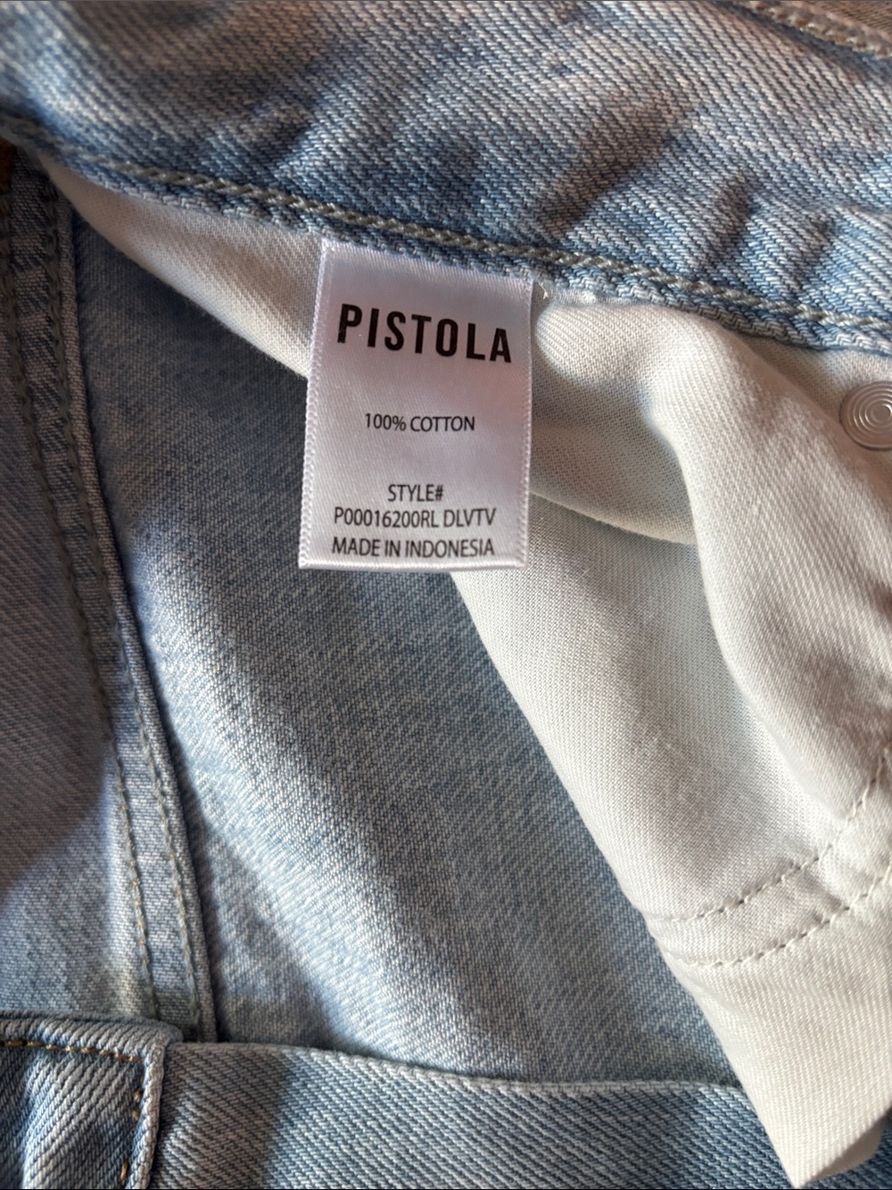 NWT Pistola Lexi Mid Rise Bowed Straight Leg Jeans Dolce Vita Vintage Size 26 - Picture 7 of 7